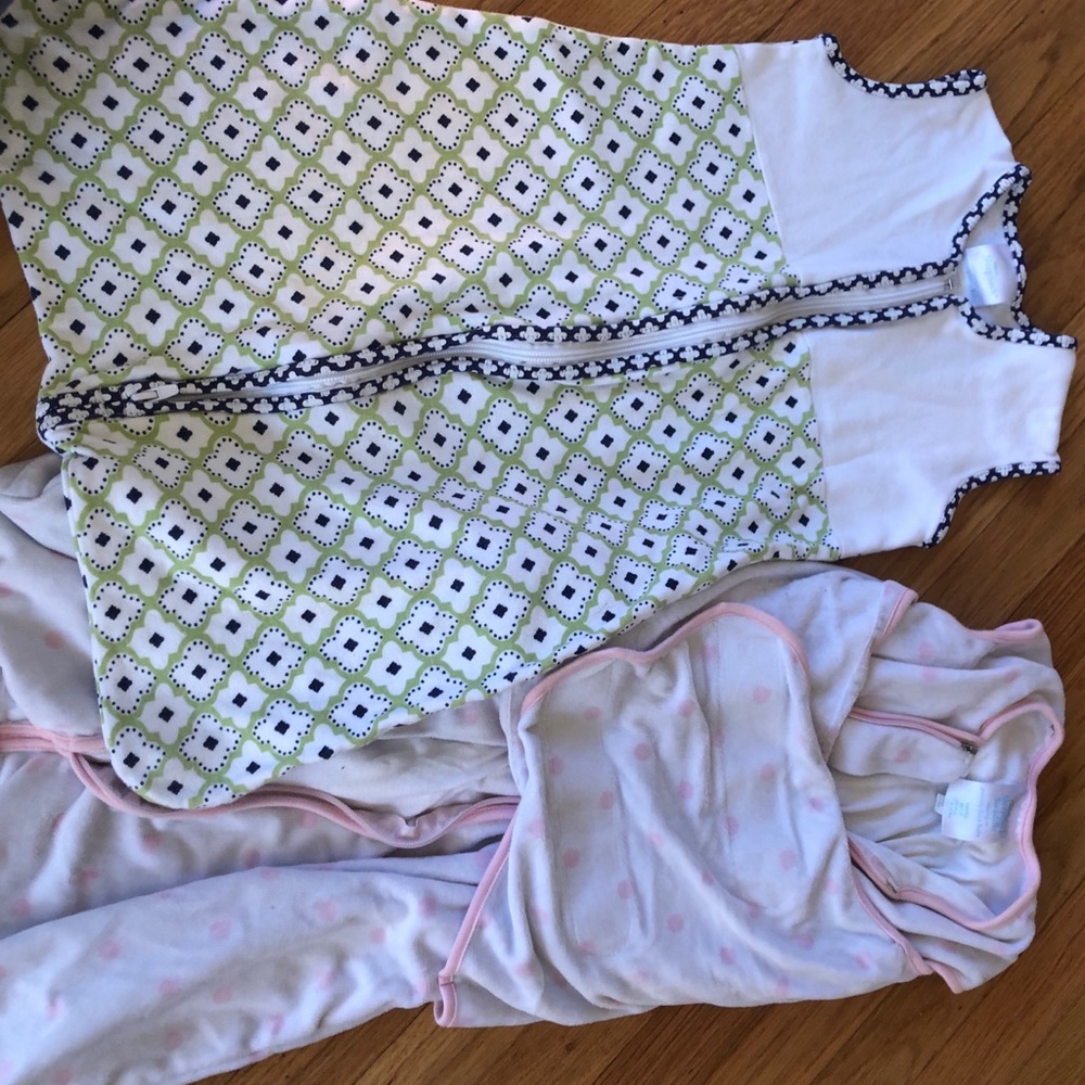 Sleep Sacks and Velcro Swaddles- set of 7